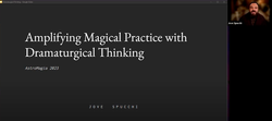 Video: Amplifying Magical Practice with Dramaturgical Thinking - AstroMagia 2023